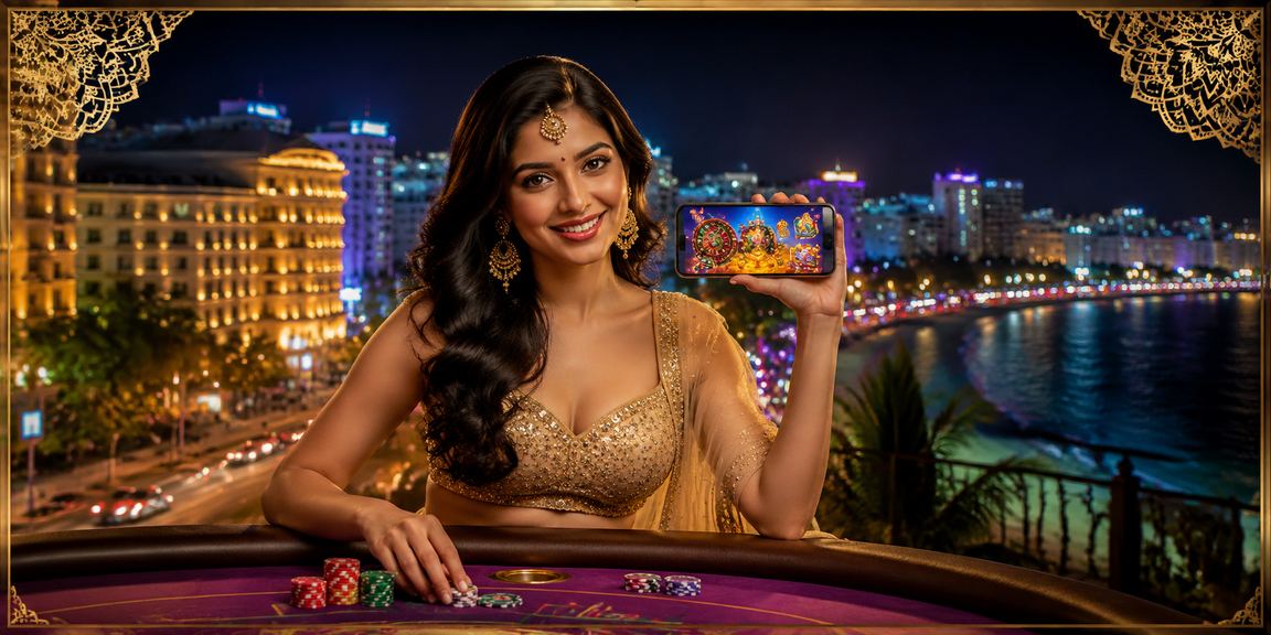 Players playing a live Teen Patti game with cards on the table