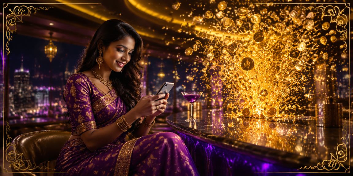 Mobile phone showing UPI payment app used by Indian players